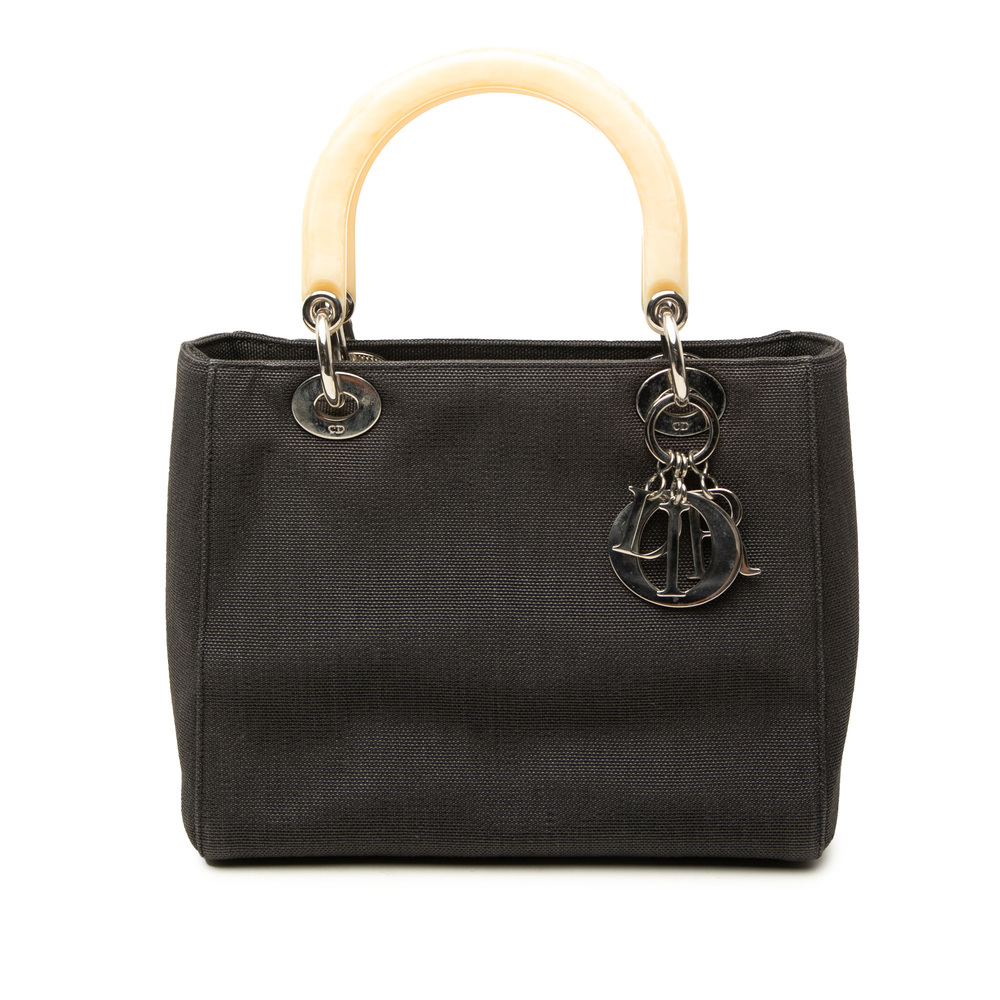 Pre-Loved Dior Medium Canvas Lady Dior